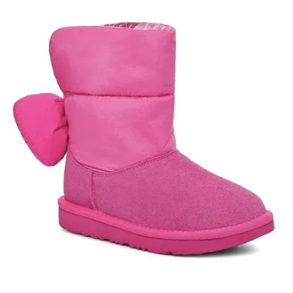 NEW UGG Girls' Bailey Bow Maxi Wavelength Cold Weather Boots (Youth)