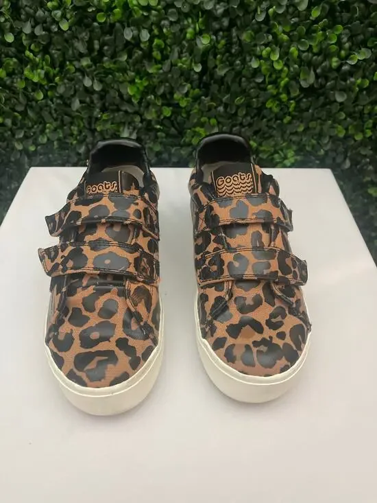 Goats Girls Shoes Leopard Print, Size 3