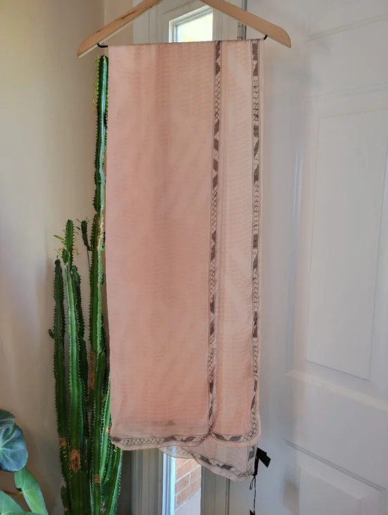 ROBERTO‎ CAVALLI FOULARDS 100% Silk NEW Pink Stola Scarf 70×180in