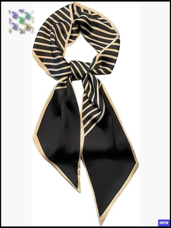 Silky Satin Headscarf Wrap Lightweight Breathable Fashion Accessory Chic