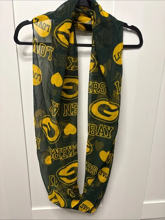 Green Bay Packers NFL Sheer Infinity Scarf