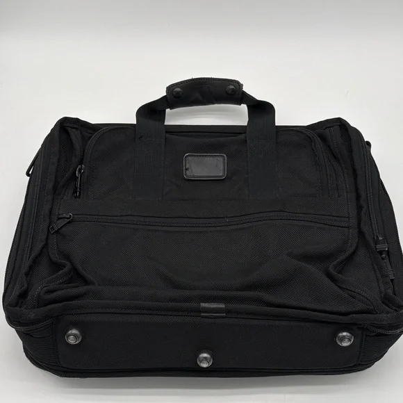 Tumi Black Laptop Travel Work Case 16x12