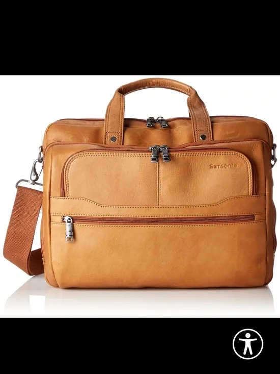 Samsonite Durham Colombian Leather 2 Pocket Bruefcase