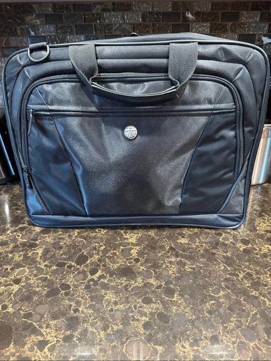 Targus 15.6” CityLite Briefcase for HP Black Business Laptop Front Organizer