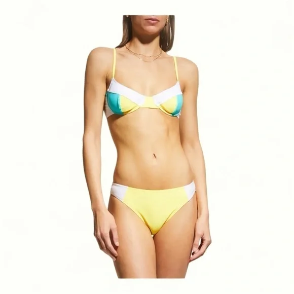 Solid & Striped Bikini Set The Emily Top and Bottom NWOT