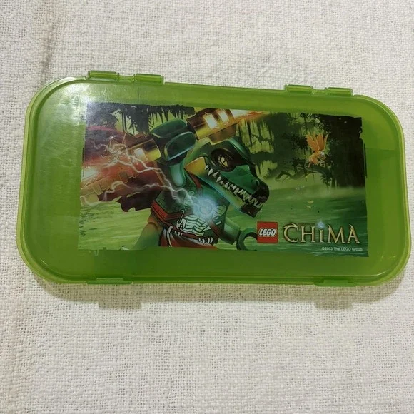 Iris‎ Lego Legends of Chima Storage Case Green Mini Figure Accessory Clutch
