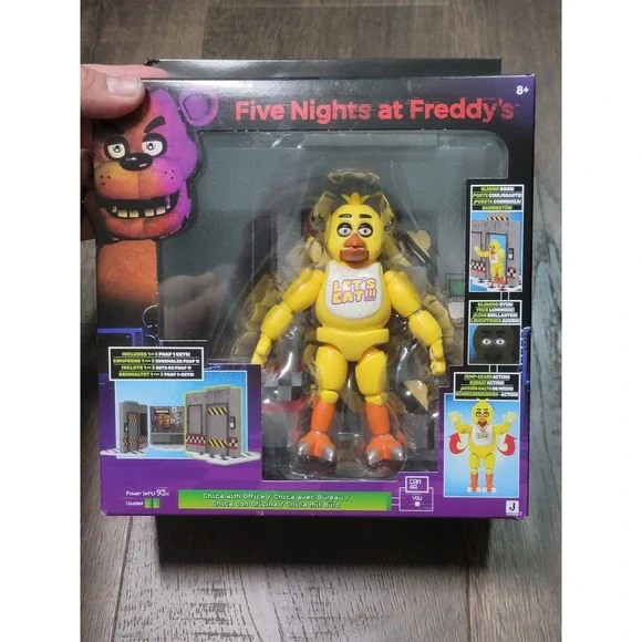 Five Nights at Freddys Chica with Office Action‎ Figure Set Jazwares FNF0025 New