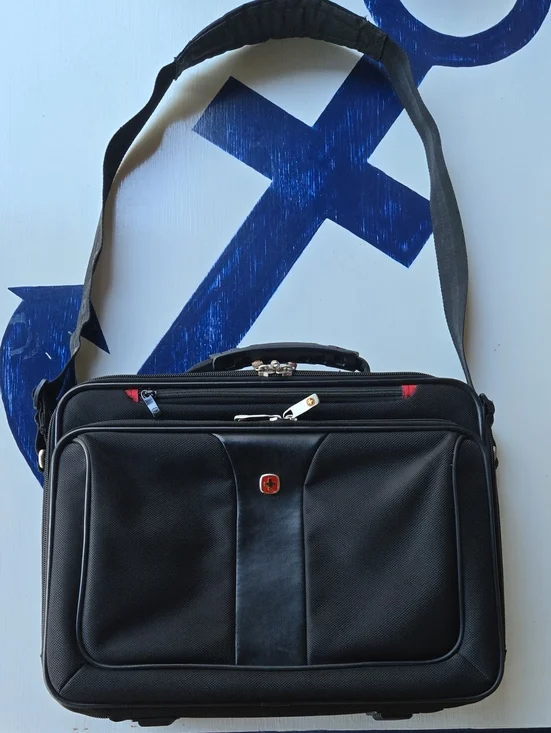 SwissGear Wenger Black Laptop Briefcase