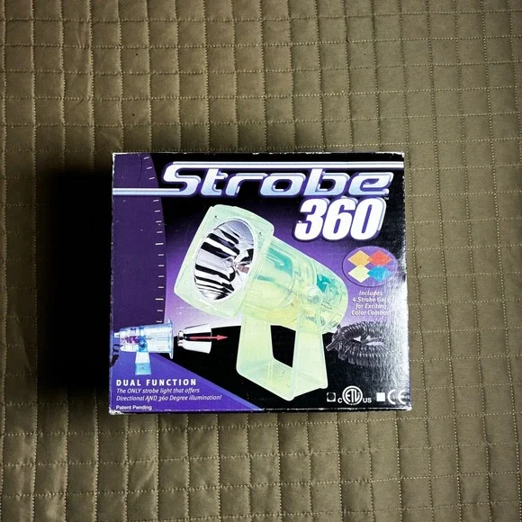 Can You Imagine Strobe 360 Dual Function Strobe Light Blue Case Color Gels 2507