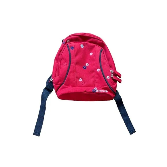 Oshkosh B’gosh Embroided Flower Mini Backpack Children Kids Girls Rare HTF