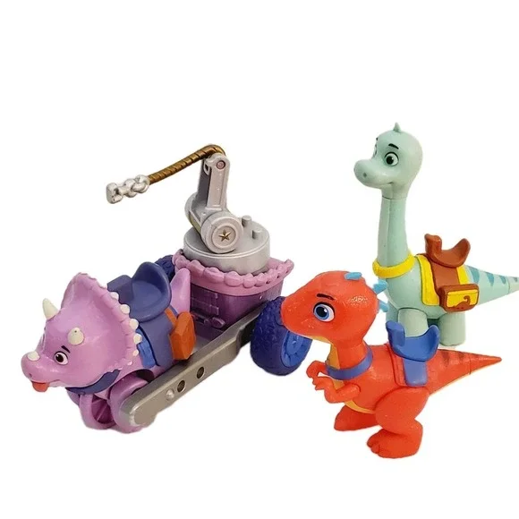 Dino Ranch Tango, Blitz, and Clover Action Figures‎ Replacement Dinosaurs