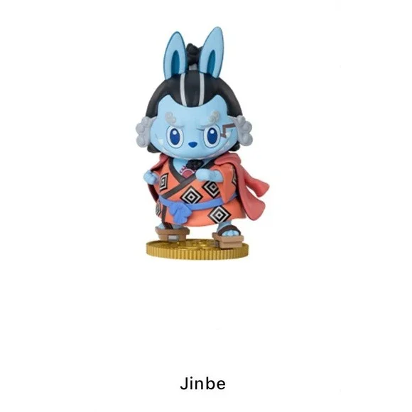 Labubu Pop Mart Monster x One Piece Series Figure JINBE Open‎ Box Authentic