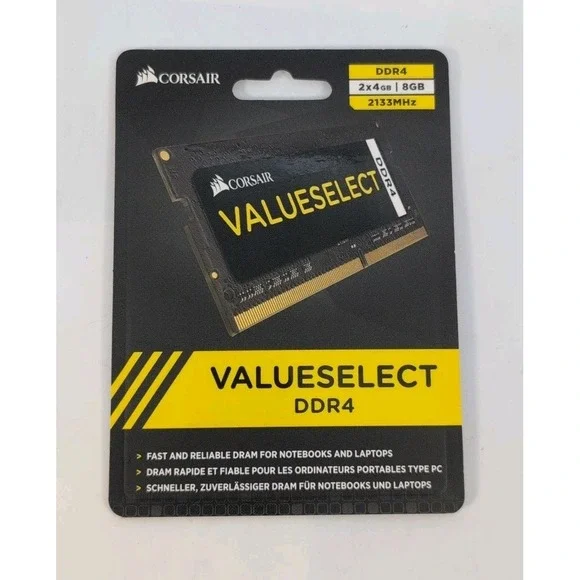 Corsair ValueSelect 8GB (2x4GB) DDR4 2133MHz SO-DIMM Laptop RAM