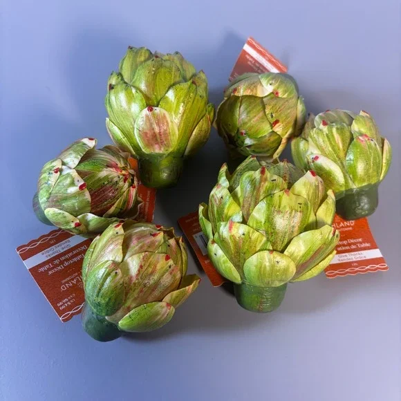 Ashland Fall Artichoke Tabletop Decor‎ Thanksgiving Centerpiece Set of 6