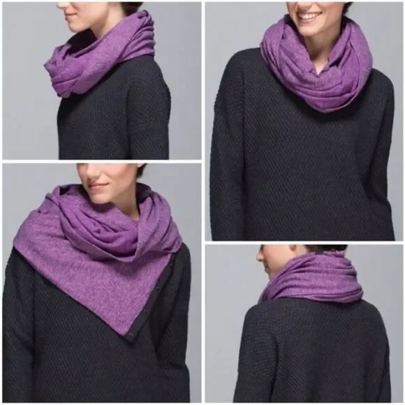 Excellent Condition Purple Lululemon Vinyasa Rulu Wrap/Scarf