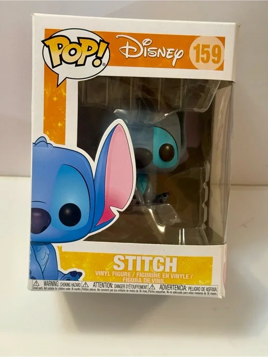 Funko Disney Stitch Vinyl Figure - Blue with Pink Ear Accents 159