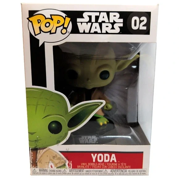 Funko Pop! Star Wars Yoda #02 Vinyl Bobble-Head Figure‎ w/ Box