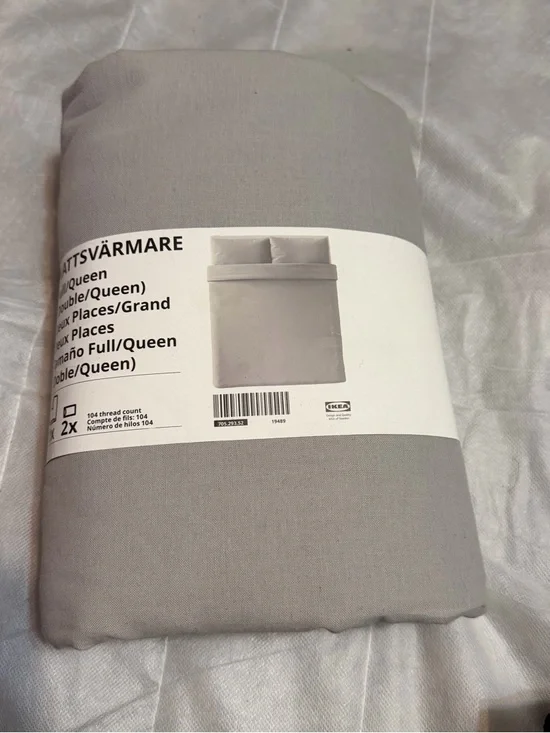 NEW Gray IKEA Duvet Cover Full/Queen