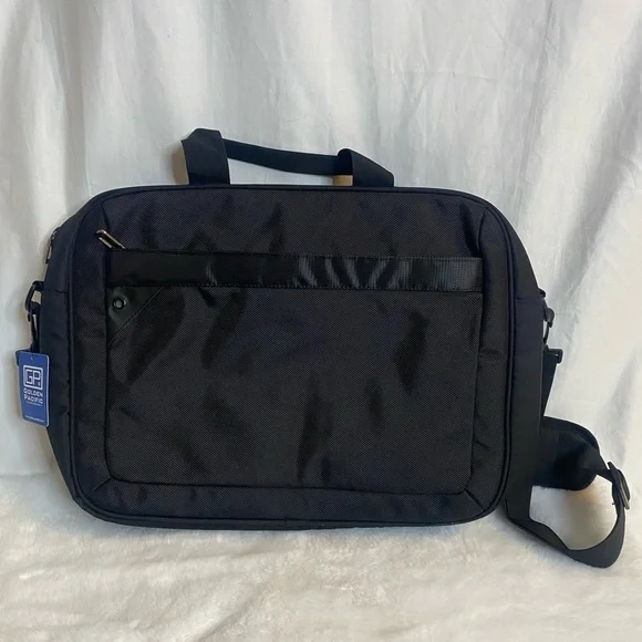 Golden Pacific black laptop bag