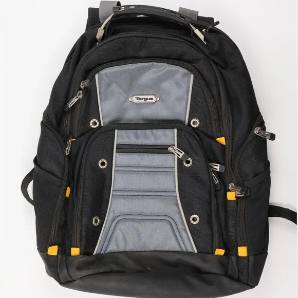 Targus Backpack Drifter Laptop Bag Black Gray One Size Excellent