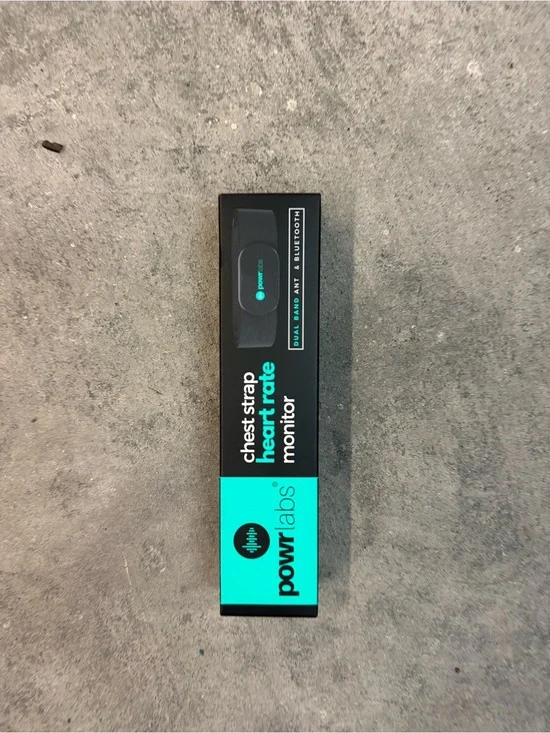 Powr Labs Chest Strap Heart Rate Monitor - Black & Teal