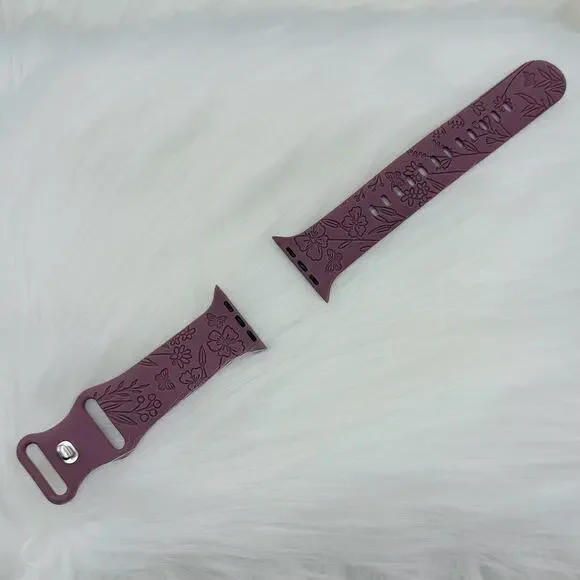 Floral Design Apple Watch Bands 42mm 44mm 45mm 49mm