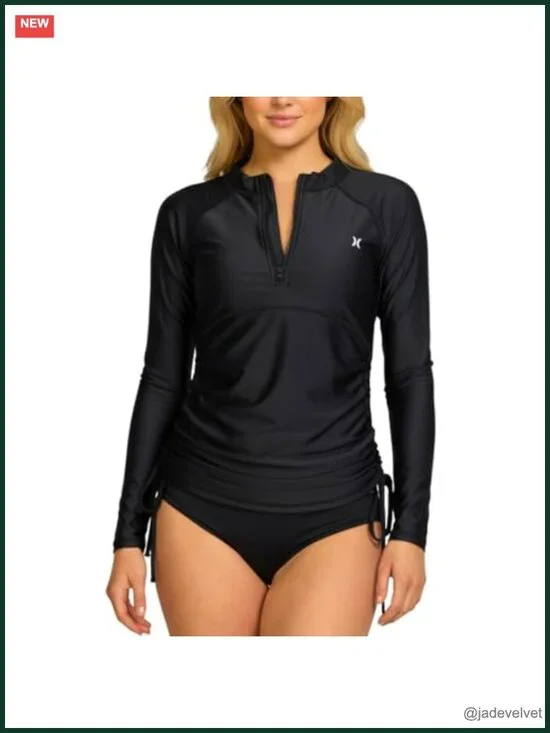 Quarter Zip SPF 50+ Long Sleeve Rash Guard