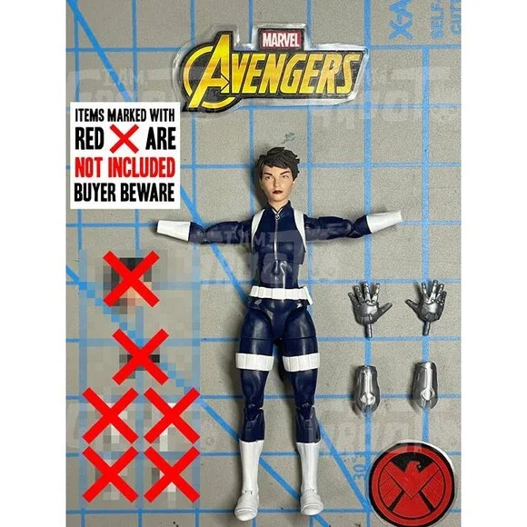 Marvel Legends Quake only Action Figure Controller SHIELD S.H.I.E.L.D A