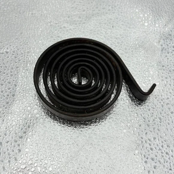 Vintage Cast Iron Spiral Spring Steampunk Paperweight Industrial Rustic Workshop