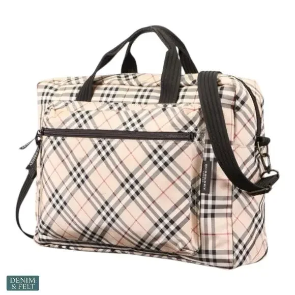 Burberry London Nova Check 3 Way Bag‎ Tote Shoulder Backpack Unisex Travel Work