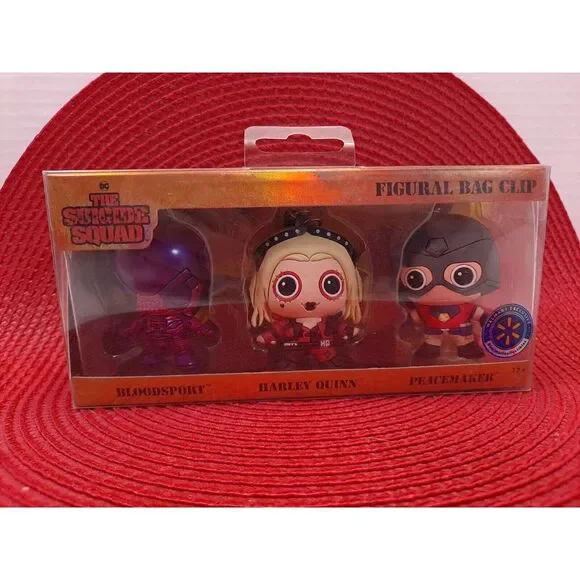 The‎ Suicide Squad -Walmart Exclusive -Figural Bag Clip- Set of 3