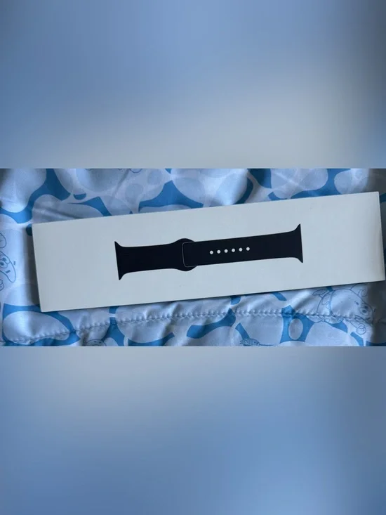 Apple Black Silicone Watch Band - Classic Sport Strap