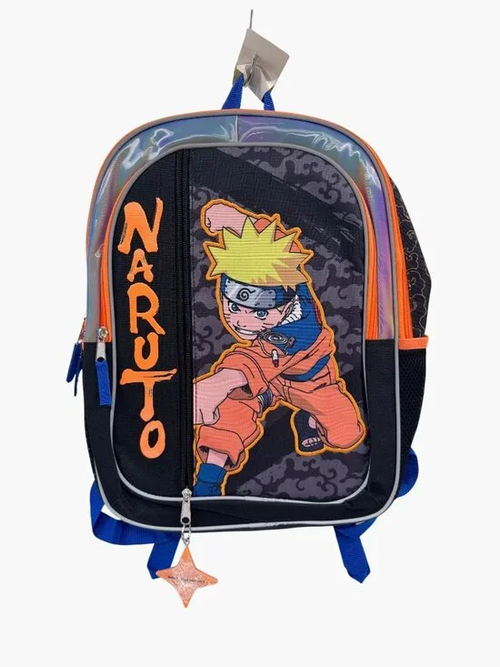 NEW Naruto Kids' 14.4L Single Backpack - Black