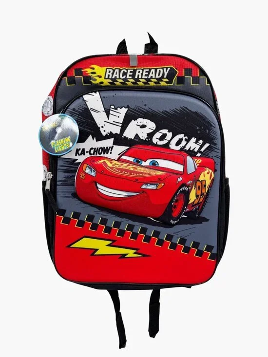 NEW Cars Lightning McQueen Light Up Backpack