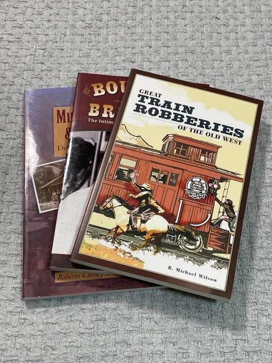 Bundle of 3 Old West History Montana Train Robbers Brothels Dude Ranch Books