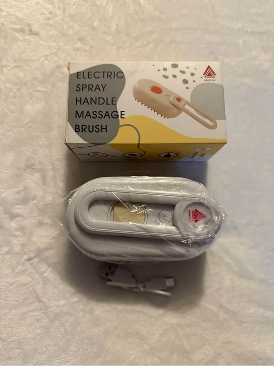 Electric Spray Handle Massage Brush for Pets NEW