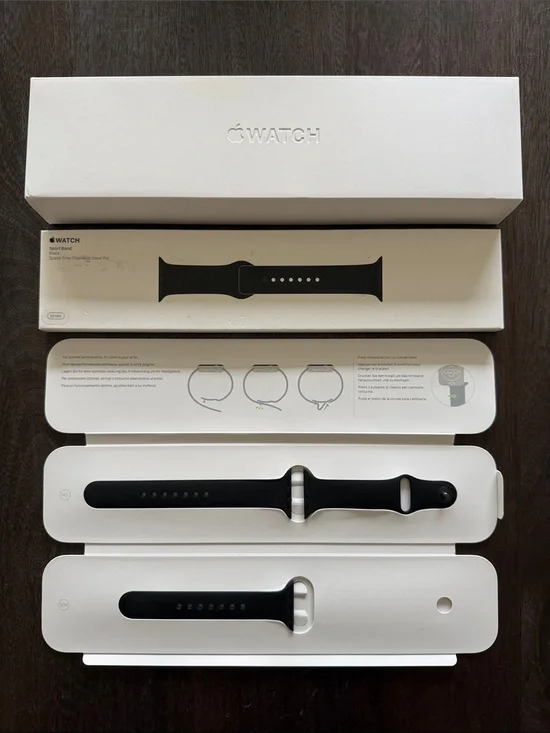 Apple Black Sport Band for Apple Watch