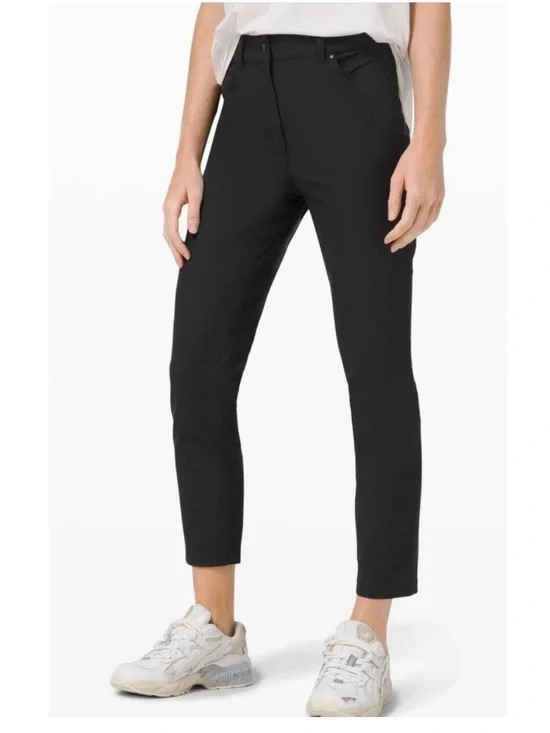 Lululemon City Sleek 5 Pocket Pants Black Size 6 W5CZIS High Rise Stretch