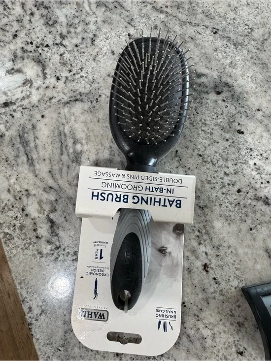Wahl Black & Gray In-Bath Dog Bathing Brush