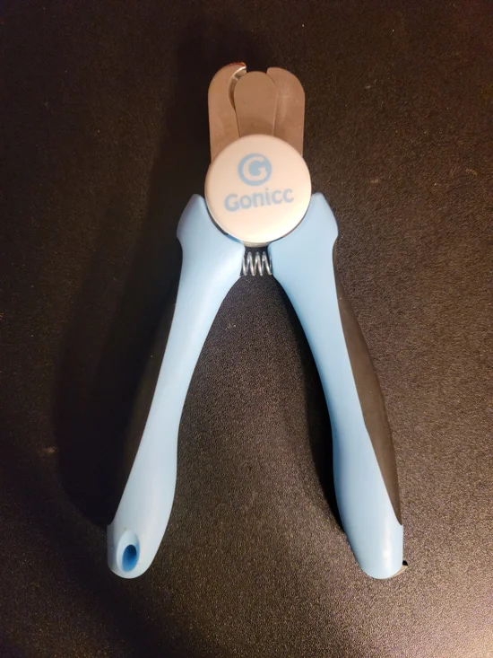Gonicc Pet Nail Clippers - Light Blue & Black