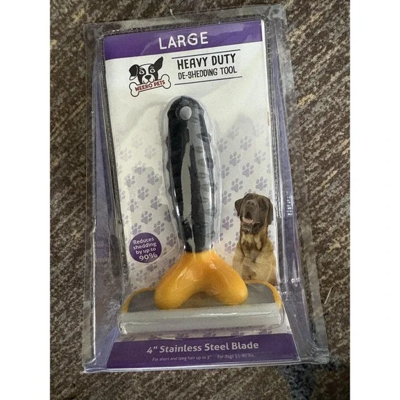 Weebo Pets Heavy‎ Duty De-Shedding Tool Large Dogs 51-90 Lbs 4