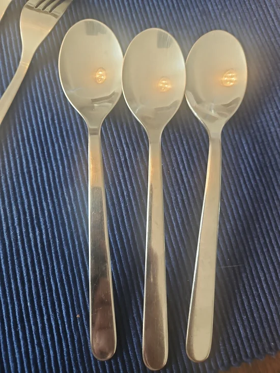 IKEA Stainless Steel Spoons - Silver