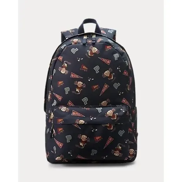NWT❤️Polo Ralph Lauren Polo Bear Printed large Backpack