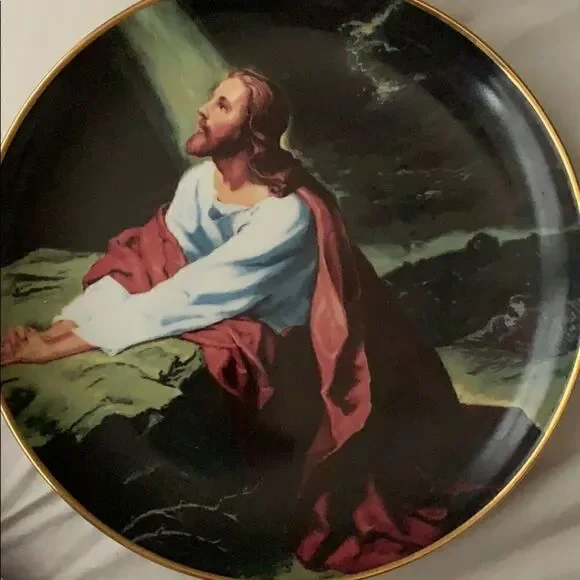 Franklin Mint Thy Will Be Done Collector Plate