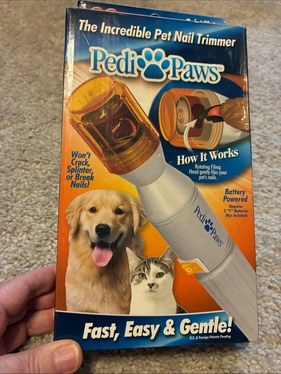 Pet Nail Trimmer - White & Amber