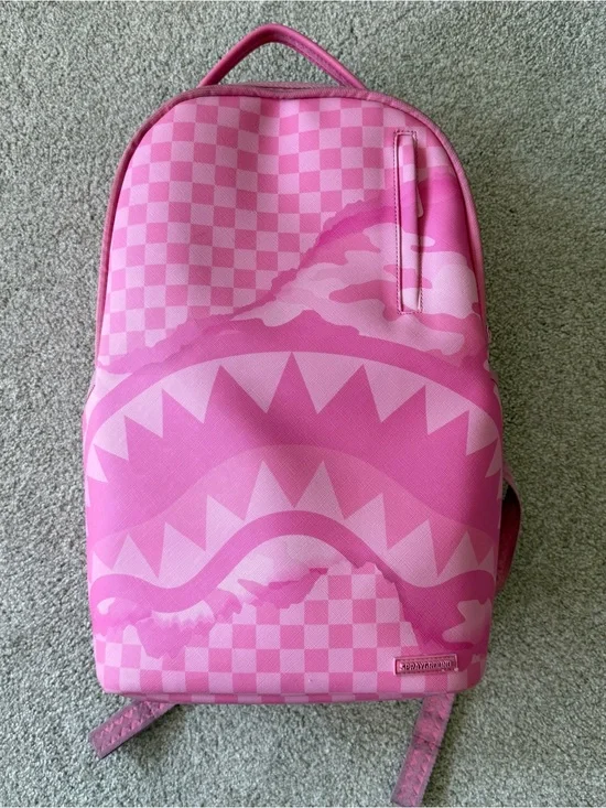Sprayground 3am Riptide Pink Backpack Used No Sprayground Tag