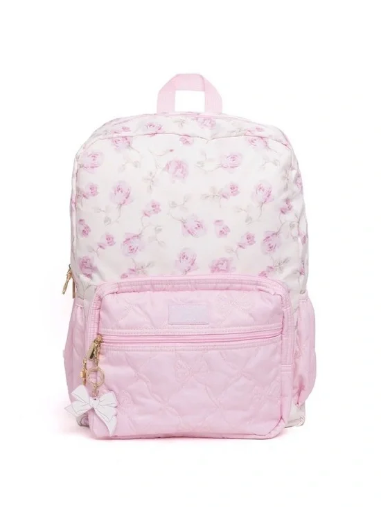LoveShackFancy x Target - Yoobi Ribbon Rosa Backpack Sterling Dusk