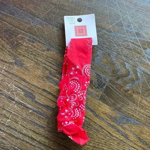 NWT Time and Tru Red Bandana