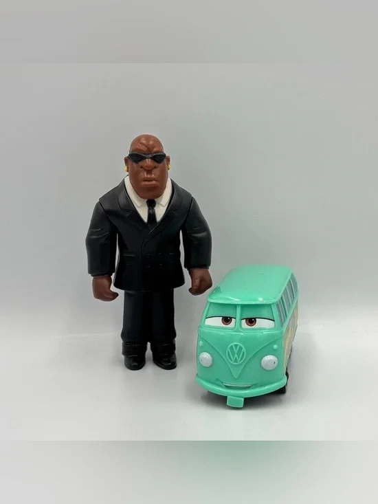 Y2K Vintage Disney Mcdonalds Toy Lot- Lilo & Stitch Mr Bubbles + Cars Fillmore