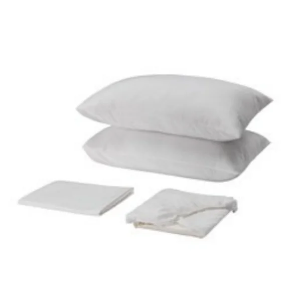 IKEA - SKVATTRAM Cream Full Sheet Set‎